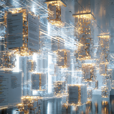 社内マニュアル魔法の構造イメージ